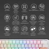 Клавиатура Ducky One 3 Mini Cherry MX Red RGB UA USB White (DKON2161ST-RUAPXPWWWSC1) изображение 4
