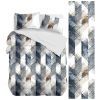 Постельное белье Home Line Синяя графика фланель евро (178685) изображение 2