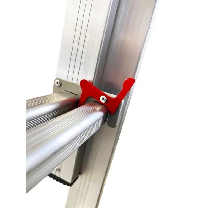 Лестница GTM 3-секции, раскладная, 3*14ст. 3,8-9,74м (KME314) изображение 5