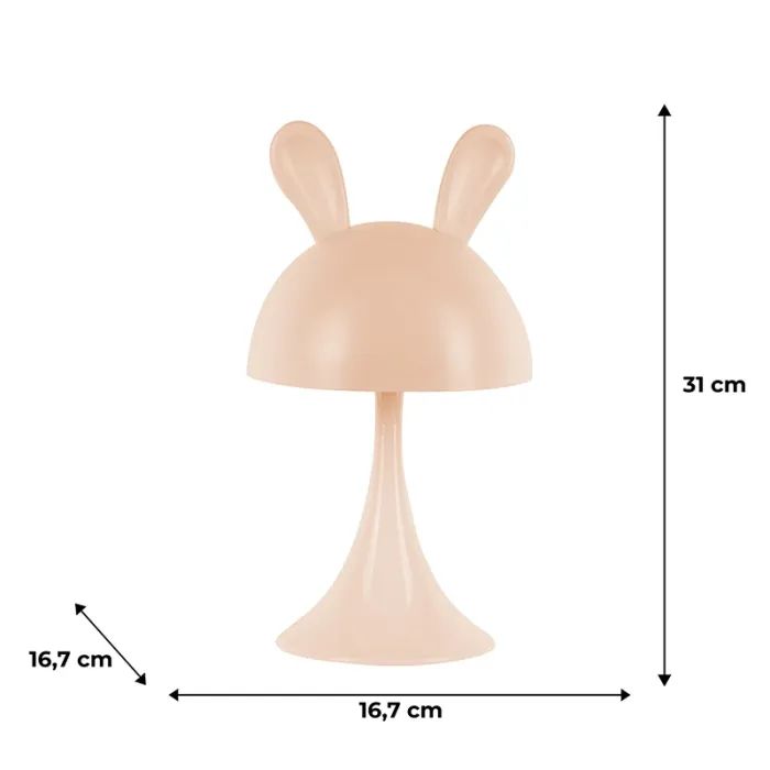 Ночник Kite Светильник LED с аккумулятором Simple Bunny, белый (K25-317-1-1) изображение 6