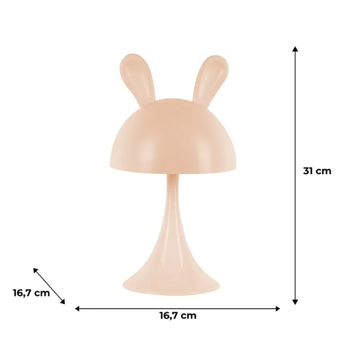 Ночник Kite Светильник LED с аккумулятором Simple Bunny, белый (K25-317-1-1) изображение 6