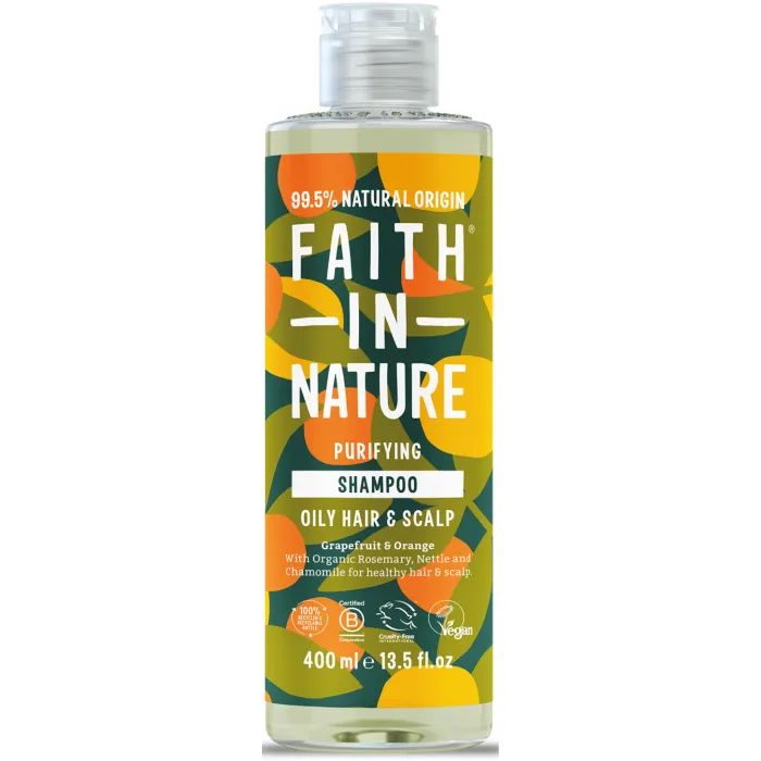 Шампунь Faith in Nature Натуральний З грейпфрутом та апельсином 400 мл (708002401619)