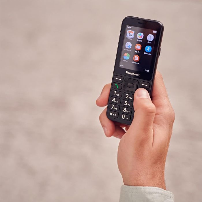 Мобильный телефон Panasonic KX-TU250 Black (KX-TU250EXB) изображение 8