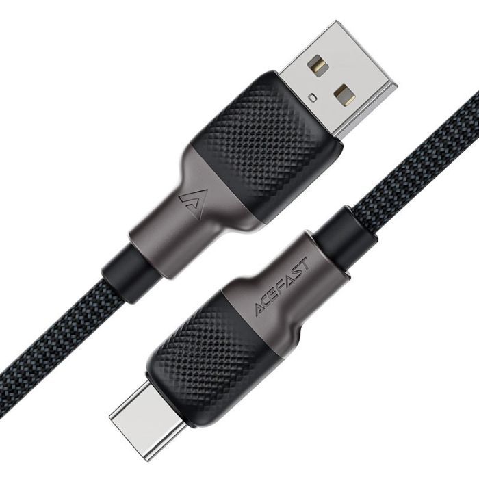 Дата кабель USB 2.0 AM to USB-C 1.2m 3.0A silicone braid Acefast (6974316283126) зображення 4