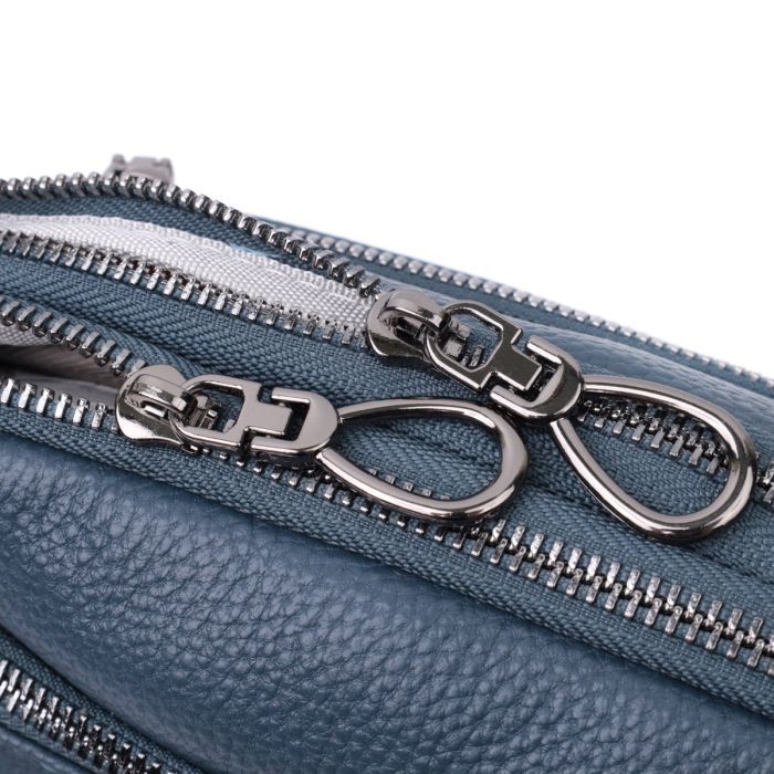 Сумка Vintage Из натуральной кожи Синяя (22600) изображение 8