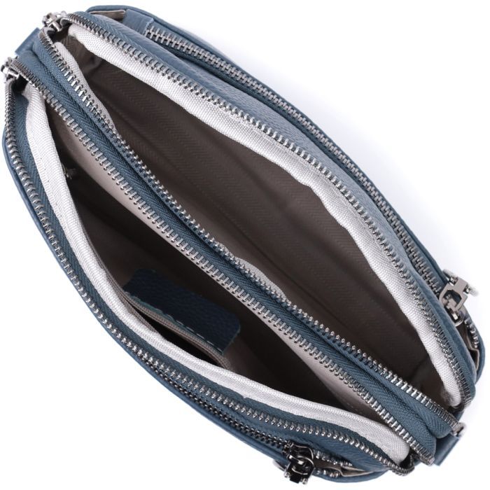 Сумка Vintage Из натуральной кожи Синяя (22600) изображение 9