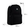 Рюкзак шкільний GoPack Education Teens 147 чорний (GO25-147M-8) зображення 2
