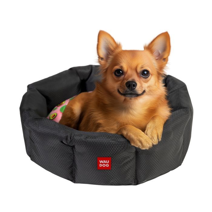 Лежак для животных WAUDOG Relax "Авокадо на розовом" S (313-4051) изображение 4
