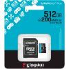Карта пам'яті Kingston 512GB microSDXC сlass 10 UHS-I U3 V30 A2 Canvas Go Plus G4 (SDCG4/512GB) зображення 3
