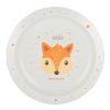Тарілка дитяча Canpol babies CUTE ANIMALS пластикова, помаранчева (4/411_ora)