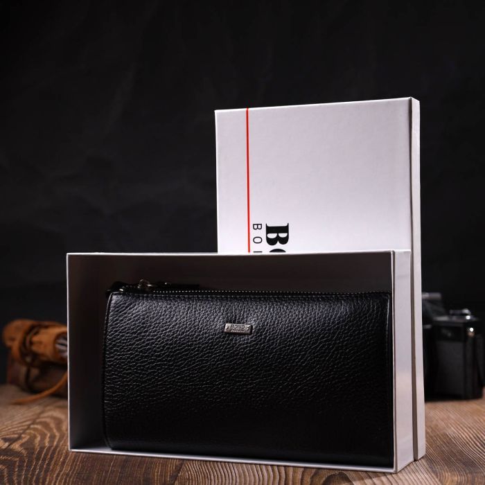 Гаманець Bond Accessories З натуральної шкіри флотар Чорна (22050) зображення 10