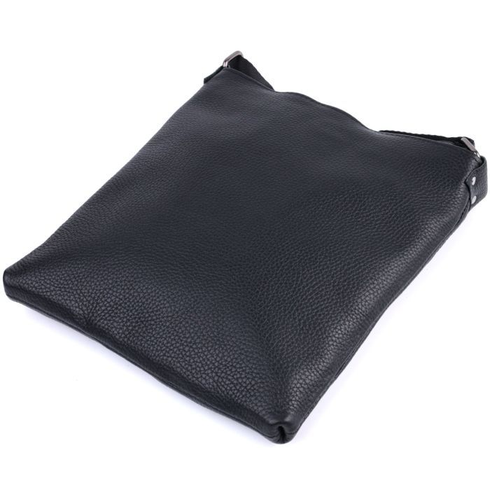 Сумка Shvigel Через плечо из натуральной кожи Черная (22850) изображение 6