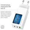 Зарядное устройство ColorWay GaN Mini 65W PD Port PPS USB (USB-2C1A) white (CW-CHS058PD-WT) изображение 10
