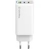 Зарядное устройство ColorWay GaN Mini 65W PD Port PPS USB (USB-2C1A) white (CW-CHS058PD-WT) изображение 2