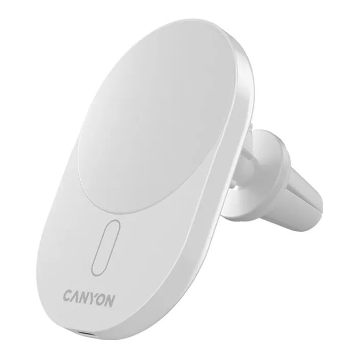 Зарядний пристрій Canyon OnGrip 105 15W Qi2 Wireless White (CNS-CCH105W) зображення 2