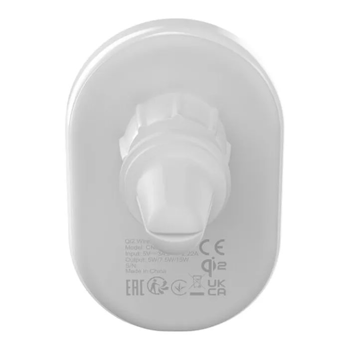 Зарядний пристрій Canyon OnGrip 105 15W Qi2 Wireless White (CNS-CCH105W) зображення 4