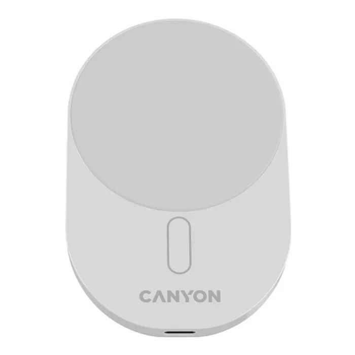 Зарядний пристрій Canyon OnGrip 105 15W Qi2 Wireless White (CNS-CCH105W) зображення 6
