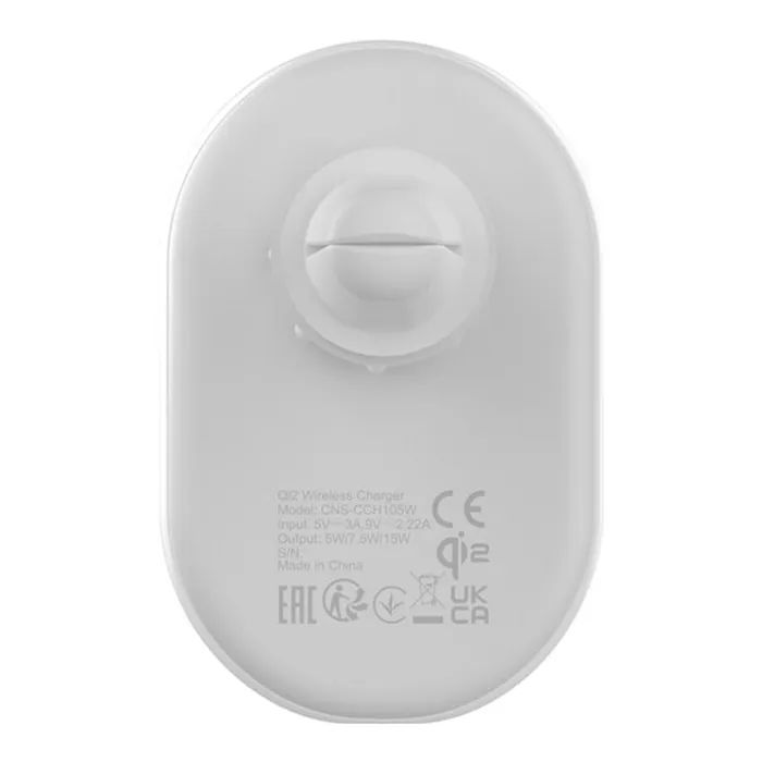 Зарядний пристрій Canyon OnGrip 105 15W Qi2 Wireless White (CNS-CCH105W) зображення 8