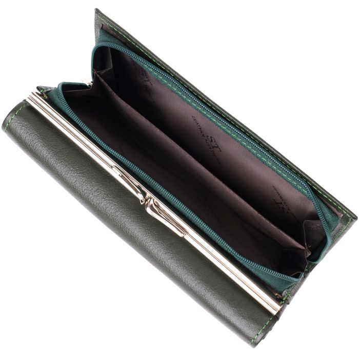 Кошелек ST Leather Из натуральной кожи Бордовый (23089) изображение 8