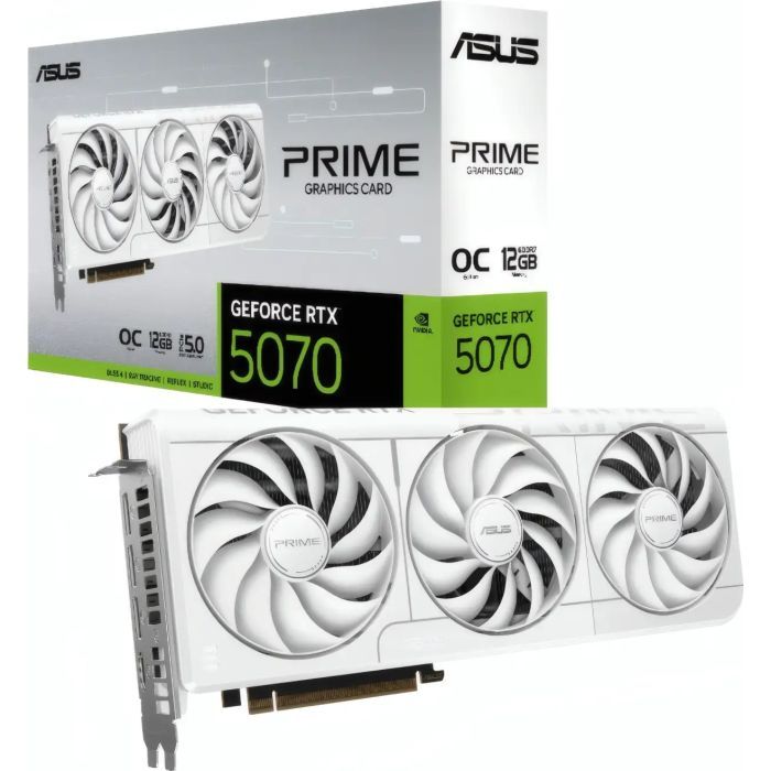 Видеокарта ASUS GeForce RTX5070 12Gb PRIME OC WHITE (PRIME-RTX5070-O12G-WHITE) изображение 6