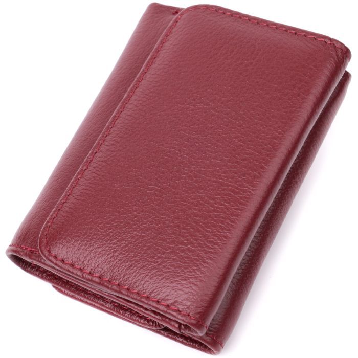 Гаманець ST Leather Шкіряний Бордовий (22507) зображення 2