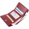 Гаманець ST Leather Шкіряний Бордовий (22507) зображення 6