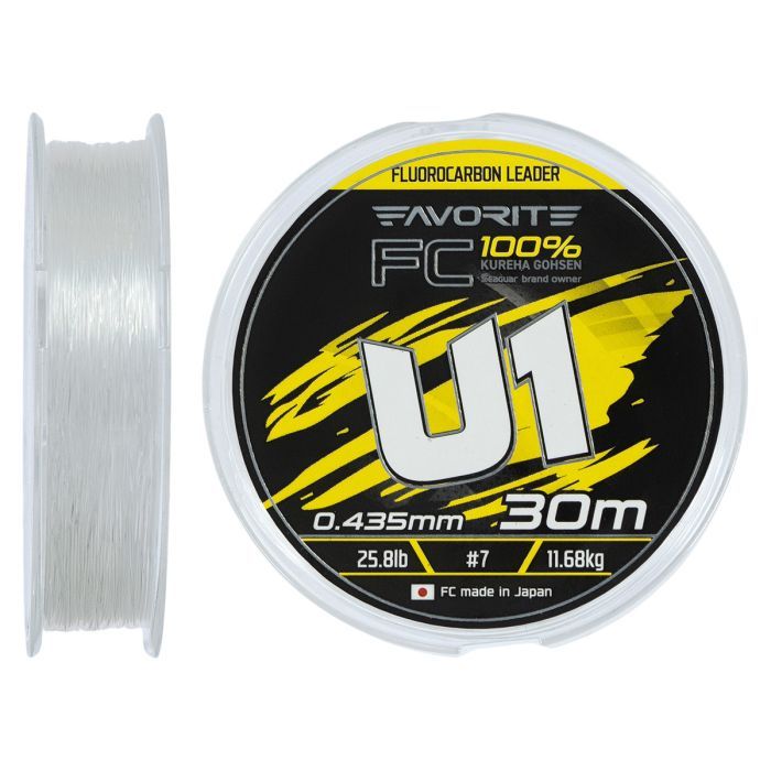 Флюорокарбон Favorite U1 FC 30m 3.0/0.285mm 13.2lb/5.97kg (1693.12.14)