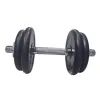 Гантель HSF з гумовим покриттям MD2502 - 2шт по 10 кг (пара) (К00024980) зображення 2