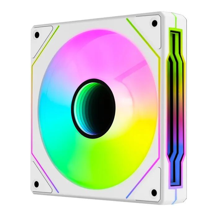 Кулер для корпуса AeroCool Phantom M-3 Reverse 12 PWM ARGB White (ACF3-MR11227.21) изображение 2