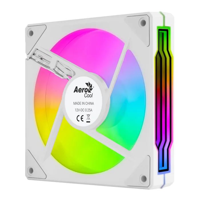 Кулер для корпуса AeroCool Phantom M-3 Reverse 12 PWM ARGB White (ACF3-MR11227.21) изображение 3