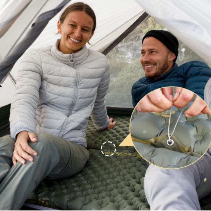 Туристический коврик Naturehike CNH22DZ018 183х58х7 см зелений (6975641888536) изображение 4