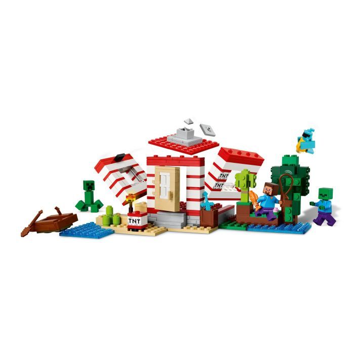 Конструктор LEGO Minecraft Дом из взрывчатки в джунглях (21275) изображение 4