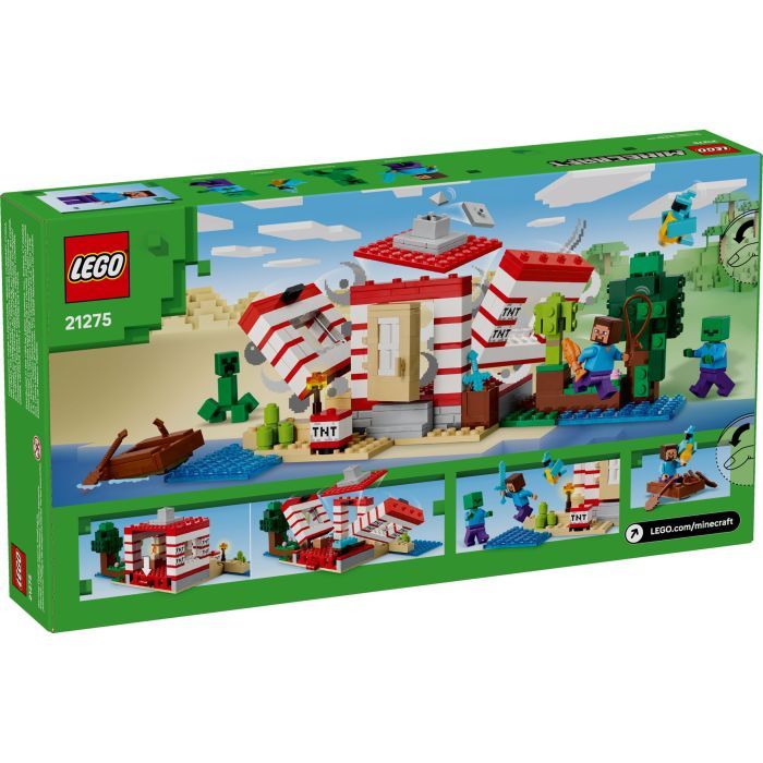 Конструктор LEGO Minecraft Дом из взрывчатки в джунглях (21275) изображение 8