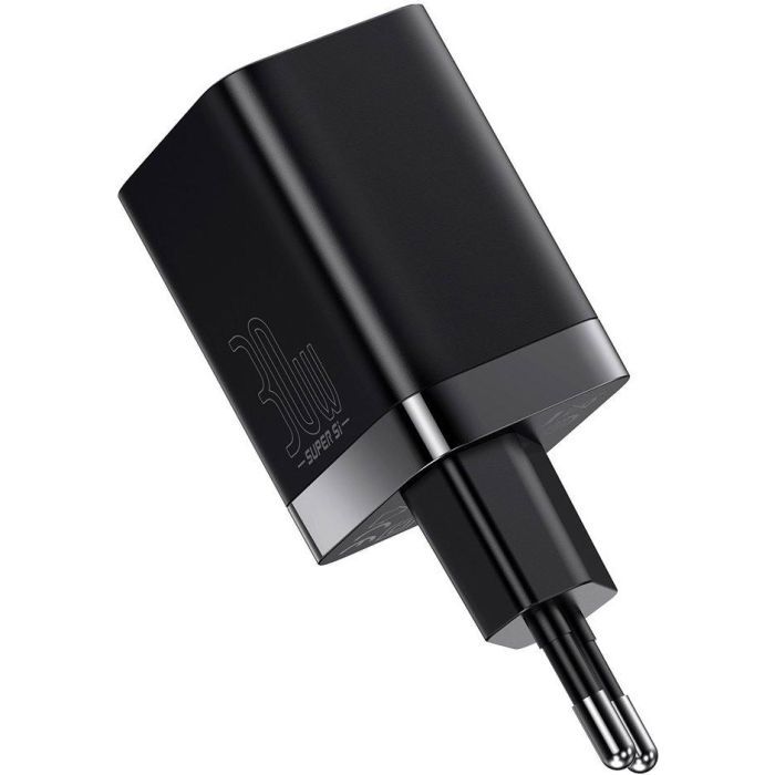 Зарядное устройство Baseus Super Si Pro Quick Charger C+U 30W black (CCSUPP-E01) изображение 4
