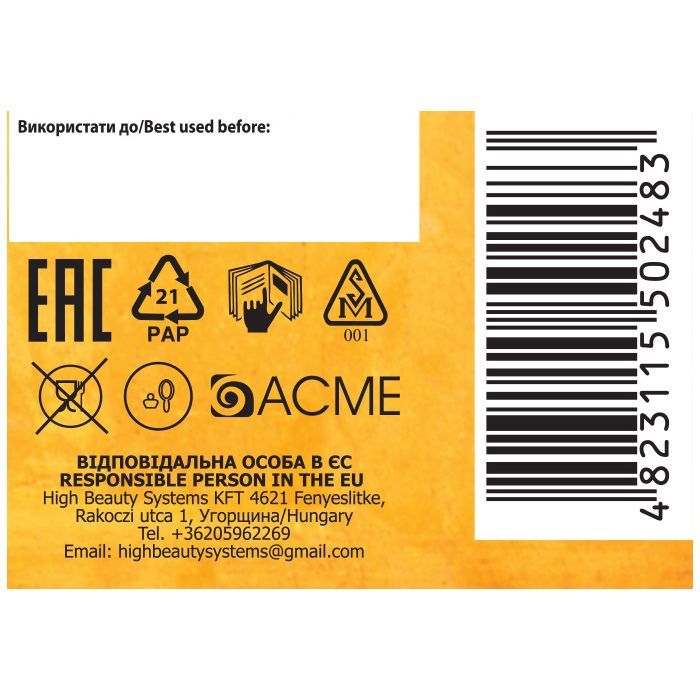 Краска для волос Acme Color Avena Blond Color Стойкая 216 - Пепельный блонд (4823115502469) изображение 4