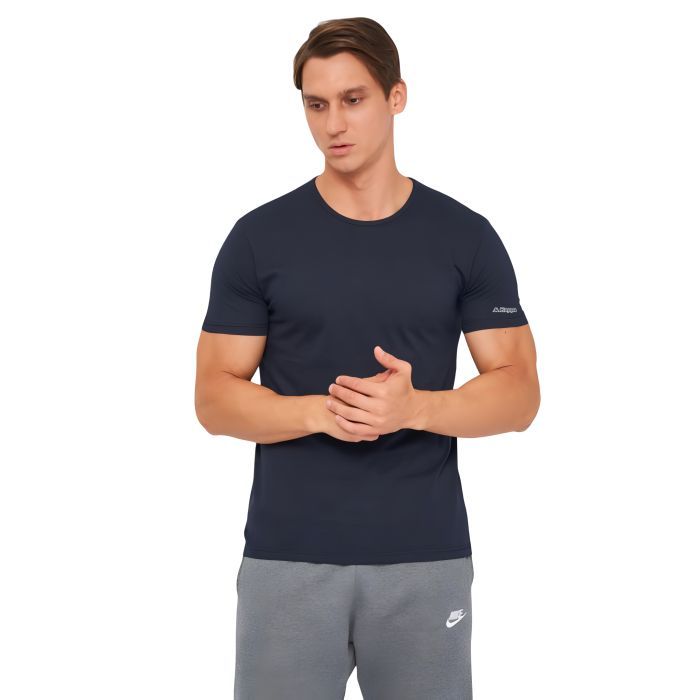 Футболка Kappa T-shirt Mezza Manica Girocollo K1305 GrigioUnito сірий XXL (8002390400745)