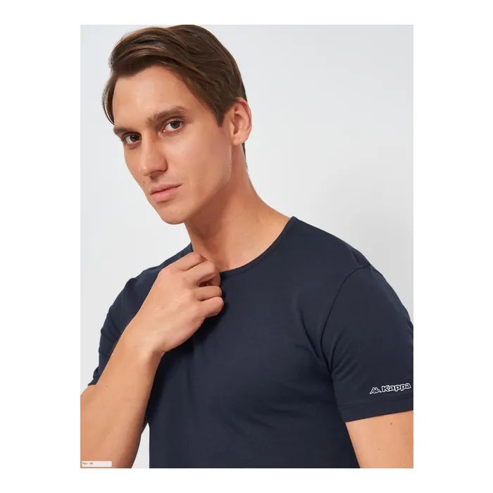 Футболка Kappa T-shirt Mezza Manica Girocollo K1305 GrigioUnito сірий XXL (8002390400745) зображення 4