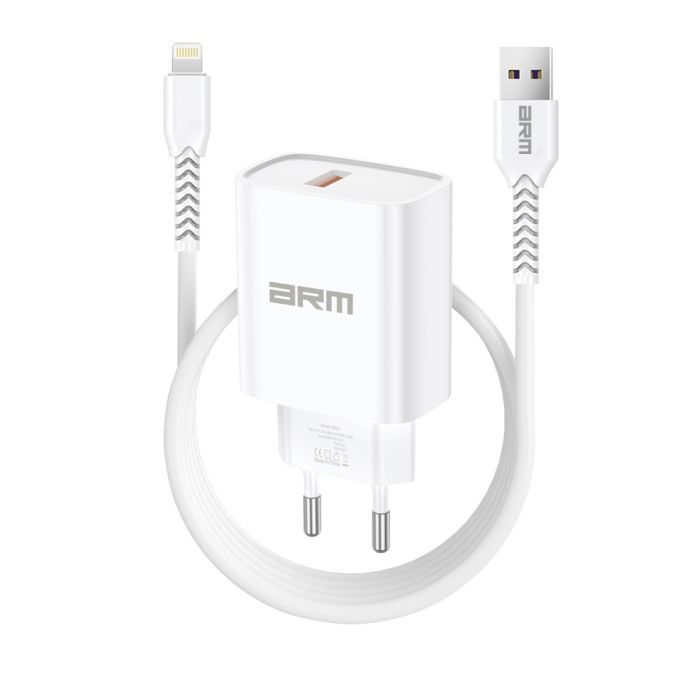 Зарядное устройство Armorstandart AR012 Basic USB 24W + cable USB to Lightning White (ARM69894)