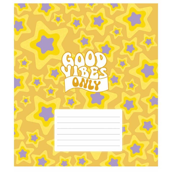 Тетрадь Школярик Good vibes only 24 листа линия (024-3561L) изображение 4