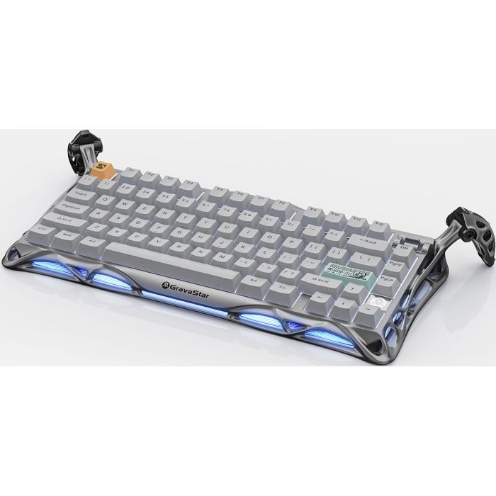 Клавиатура GravaStar Mercury K1 Pro TKL Wireless/Bluetooth/USB UA Grey (GSK1PRO_GRY) изображение 4