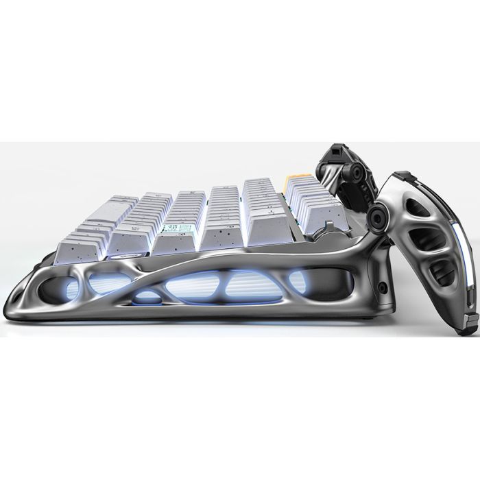Клавиатура GravaStar Mercury K1 Pro TKL Wireless/Bluetooth/USB UA Grey (GSK1PRO_GRY) изображение 6