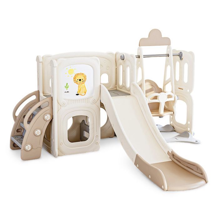 Ігровий майданчик Mealux Castle (KD-B014 White / Brown)