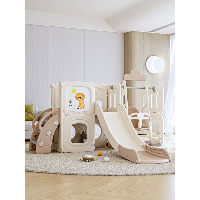Ігровий майданчик Mealux Castle (KD-B014 White / Brown) зображення 2