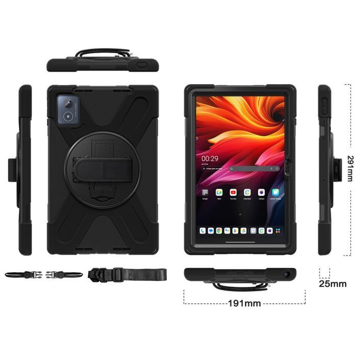 Чехол для планшета BeCover Heavy Duty Lenovo Tab K11 Plus TB-352F 11.45" Black (713635) изображение 3