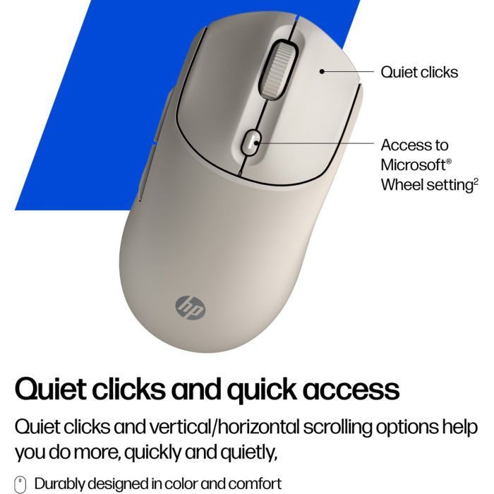 Мышка HP 400 Quiet Wireless/Bluetooth Maple (AZ7B6AA) изображение 3