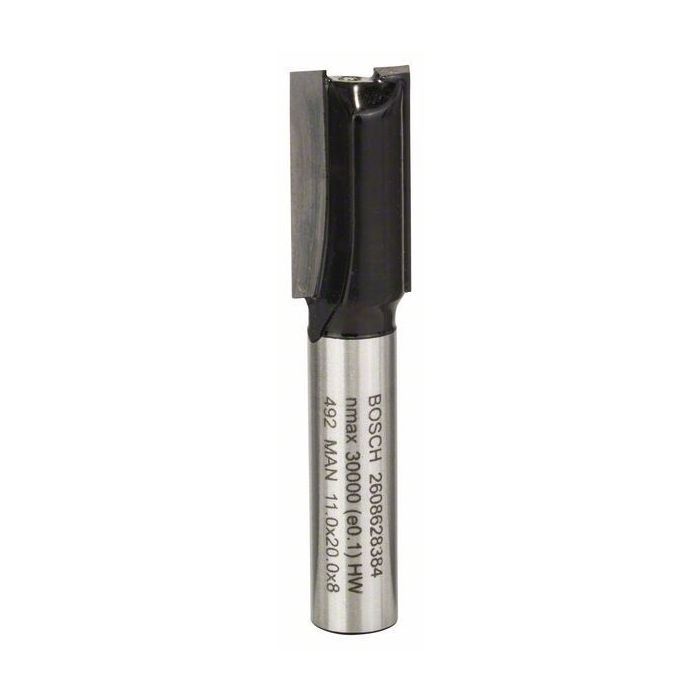 Фреза Bosch Professional пазова з двома лезами, Std, S8, D8, L20 (2.608.628.381) зображення 2