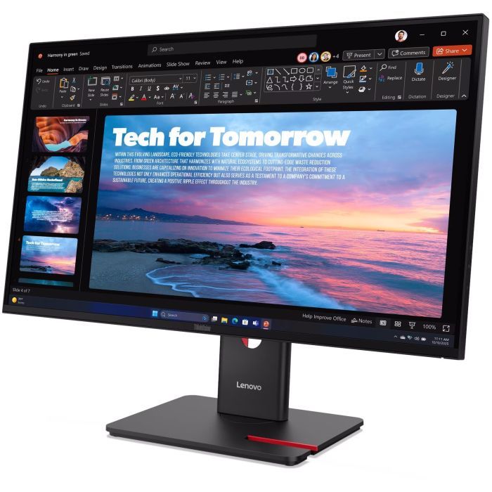 Монитор Lenovo T27QD-40 (64AAGAT2UA) изображение 3