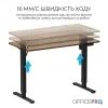 Компьютерный стол OfficePro ODE1260DW Dark Wood/Black (ODE1260DW) изображение 8