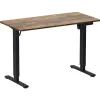 Компьютерный стол OfficePro ODE1260DW Dark Wood/Black (ODE1260DW)