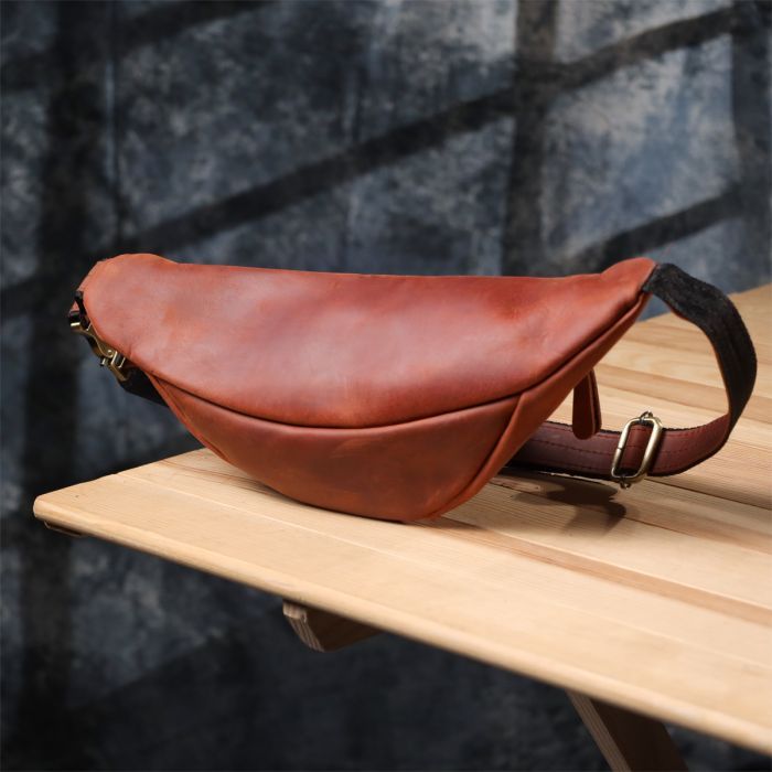 Сумка Shvigel Из натуральной кожи Рыжая (23140) изображение 10